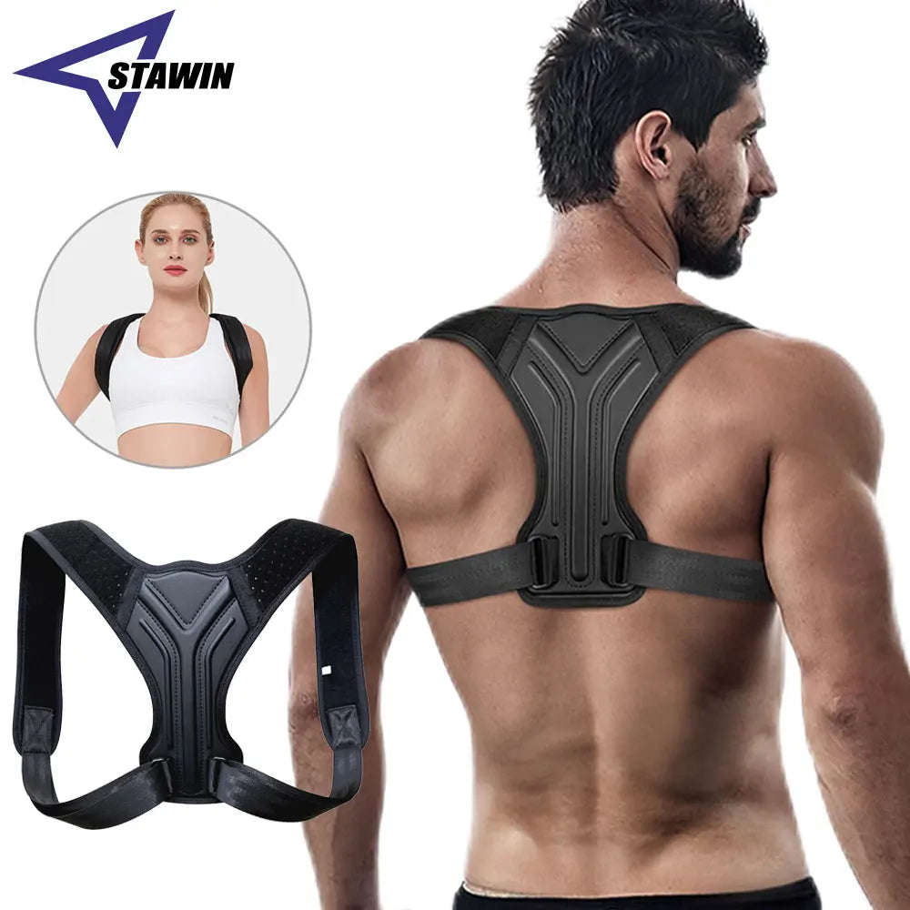 Adjustable Posture Corrector Belt – Upper Back, Shoulder & Spine Support for Men & Women | Clavicle Alignment | Home, Office & Sports Use
