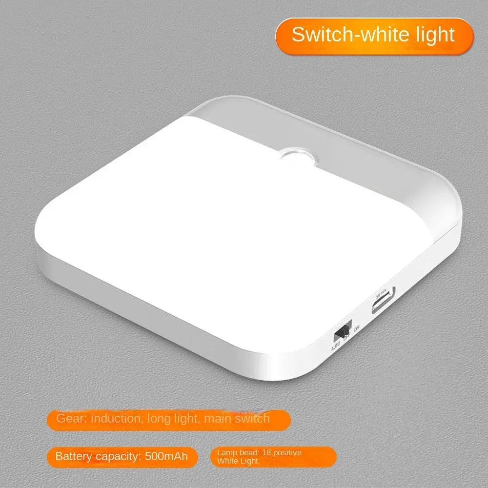 Premium Motion Sensor LED Night Light | Wireless Magnetic Mount | Dual-Tone Ambient Glow | USB Rechargeable