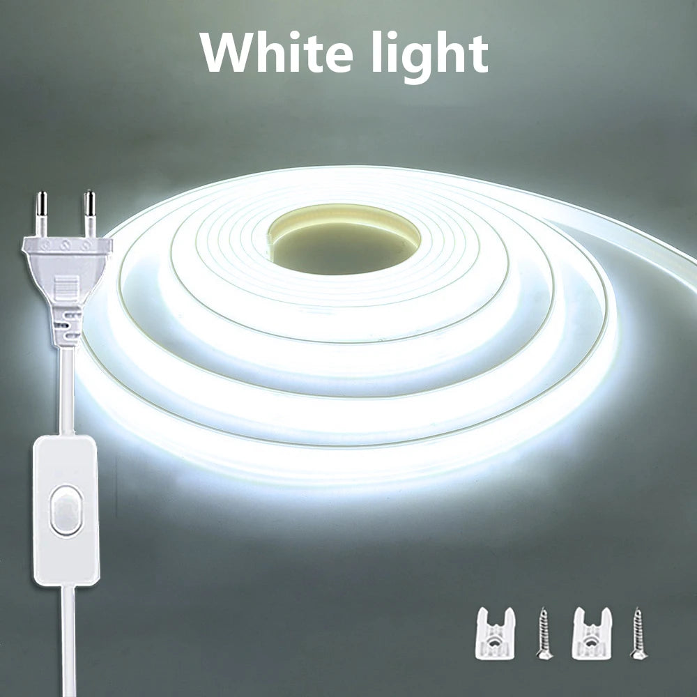 Next-Gen 220V COB LED Strip – Flawless, High-Brightness, High-CRI, Professional IP67 Lighting for Zero-Compromise Architectural Design