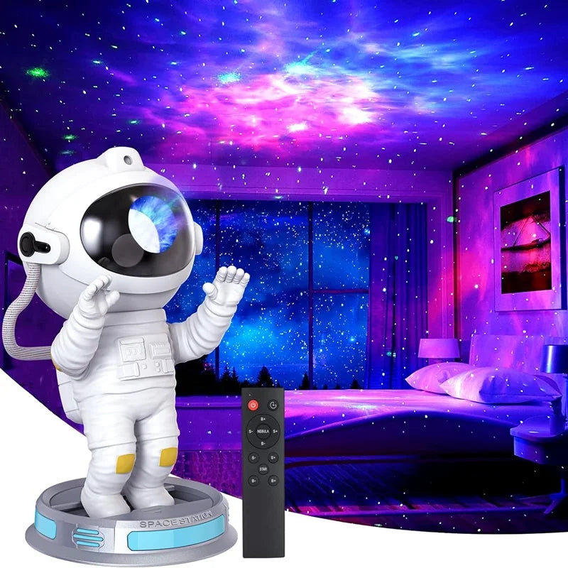 PREMIUM EDITION: Astronaut Nebula Projector – Instant 360° Starry Sky for Elegant Room Transformation