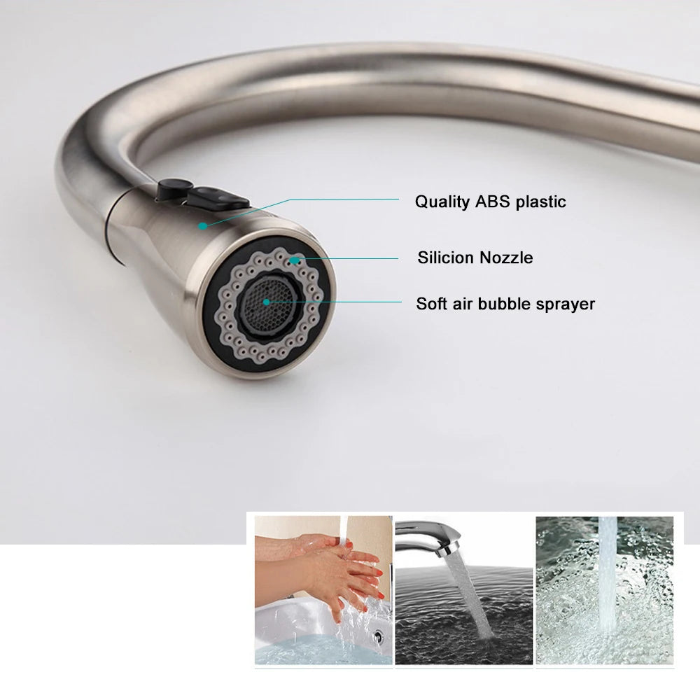 Rose Gold Color Kitchen Sprayer Areator Mixer Faucet Aerator Nozzle Shower Head Replacement Water Spray Sprinkler Bubbler